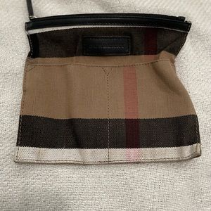 Burberry hobo canvas and leather handbag, great bag!